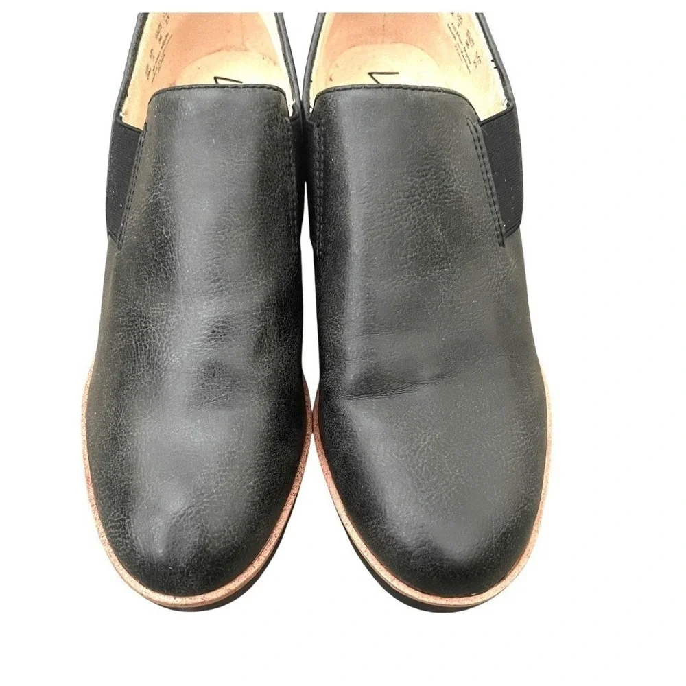 NEW LifeStride Velocity 2.0 Black Wedge Slip On Loafer Shoes Womens‎ 6